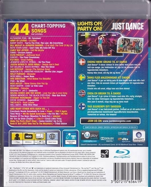 Just Dance 4 - PS3 (B Grade) (Genbrug)